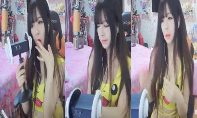 สาวจีนเธอได้มาทำasmrของเธอโดยที่เธอจะได้ทำการเลียหูของคุณและทำการทำเสียงสยิวให้คุณเสียว