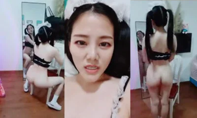 หลุดสาวจีนไลฟืสดใส่ชุดเมดและได้ทำการช่วยตัวและและยั่วชายในไลฟ์บอกเลยน่าเย็ดมาก
