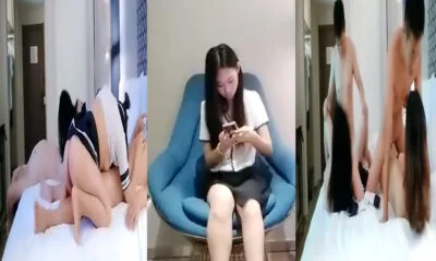 วัยรุ่นจีนคู่รักได้นัดกับเพื่อนและแฟนของเขาให้มาที่โรงแรมและได้ทำการเย็ด2คู่แบบเสียวสุด