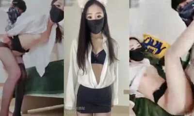 คู่รักสาวจีนไลฟ์สดกลุ่มลับของพวกเขาและเย็ดกันแบบเมามัน