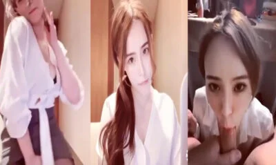 สาวจีนไลฟ์สดเต้นก่อนที่เธอจะไปอมควยและเย็ดกับผัวของเธอให้แฟนคลับดู