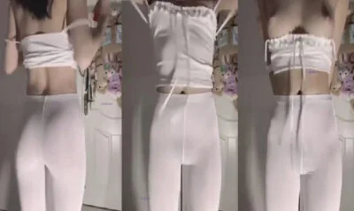 สาวจีนตั้งกล้องไลฟ์สดและเต้นแก้ผ้าโชว์นมบอกเลยขาวเนียน