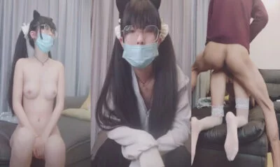 สาวจีนน่ารักไลฟ์สดให้แฟนเย็ดได้ตามใจ